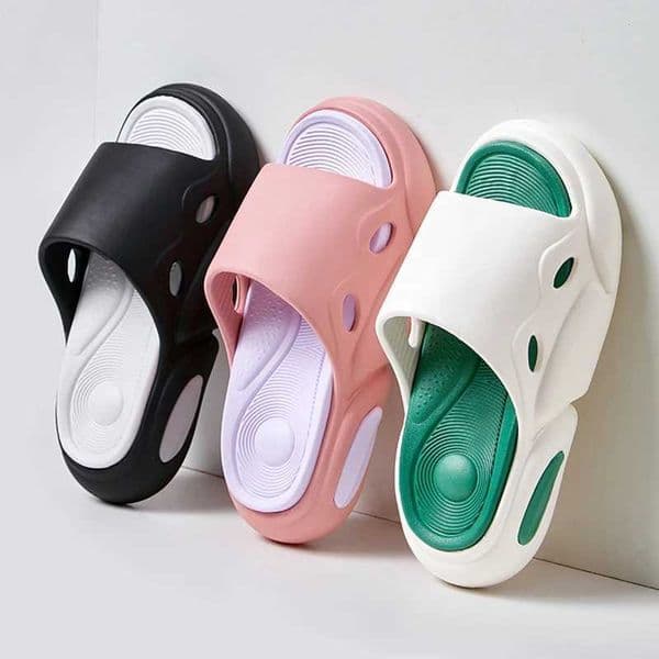 Sport Style Thick Bottom Slippers For Women Men Fashion Design Beach Platform Slides Woman Bathroom Non-Slip Flip Flops Female Z260527