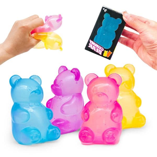 Little Bear Squeeze Stress Relief Cube Pressure-Relief Anxiety Sensory Tool Slow-Rebound Focus Desk Educational Gadget M260528