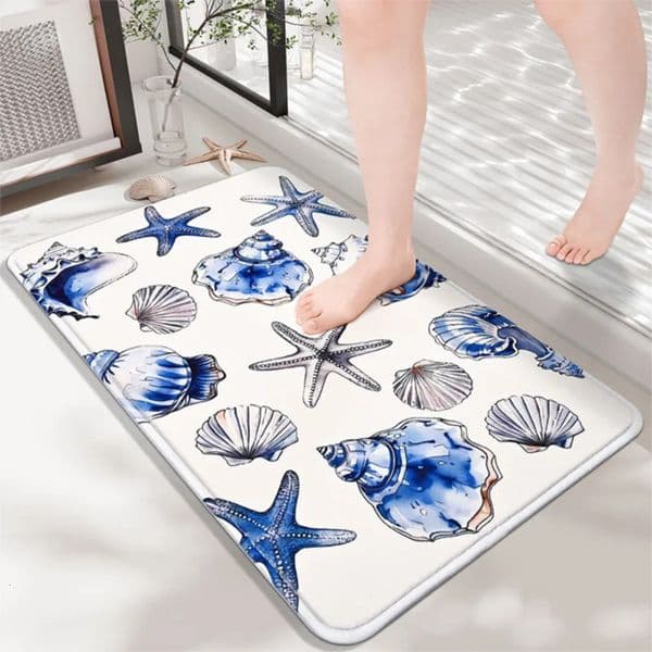 perfume 2026 New Imitation Cashmere Absorbent Starfish Shell cologne Household Mat, Anti Slip Bathroom Floor Mat For Home Use Free Shipping 6 8 9