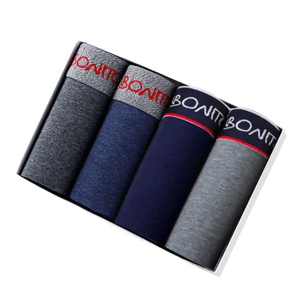 4Pcs Mens Underpants Sexy Boxers Underwear Man Cotton Mens Panties Brand Male Boxer Shorts L260527