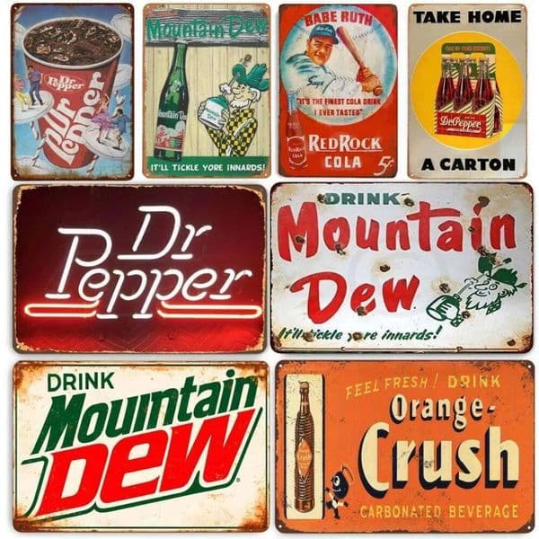 cologne 2026 Vintage Dr Pepper Metal Aluminum Sign, Retro Wall Art For Man Cave, Pub, Bar, Garage, Kitchen, perfume Bathroom, And Office Decor Free Shipping 5