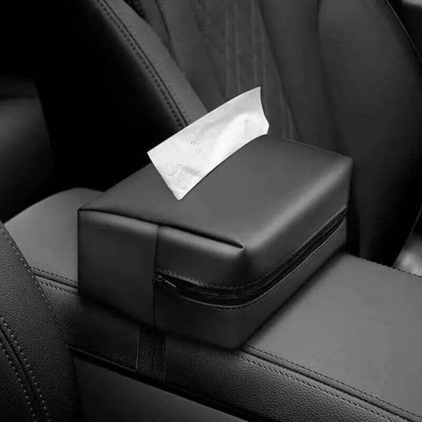 2026 Car Armrest Box Leather perfume Auto cologne Seat Back Paper Tower Storage Bag Universal Sun Visor Sunshade Tissue Holder Free Shipping 16 022
