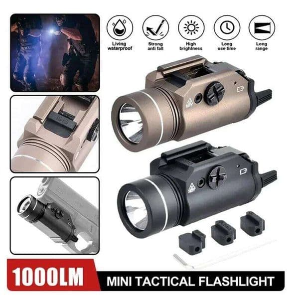 TR-1 Highlight Flashlight Tactical 800 Lumen LED Electronic Strobe Flash Mouse Light Hunting Gun Lamp W260514