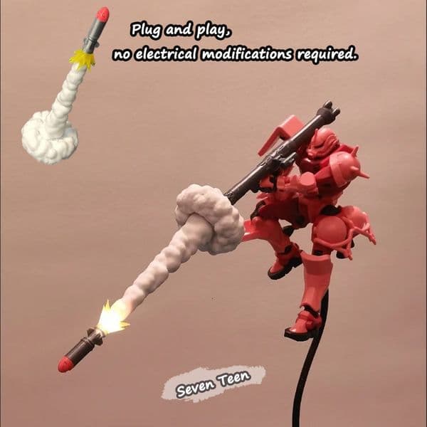 Model Figure Effect Accessories TypeC Rechargeable MultiCaliber Desktop Mini Ornaments Home Decorations 260527