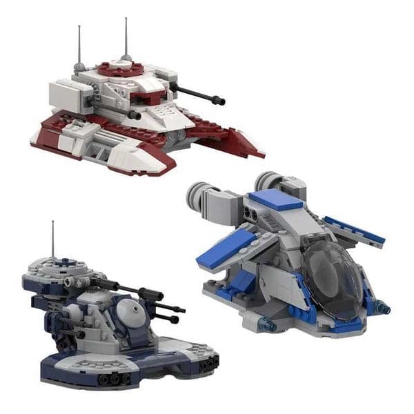 MOC Building Blocks Toy Space Series War Building Set - Military Tank Vehicle Building Toy - Suitable as a Holiday GiftR260528