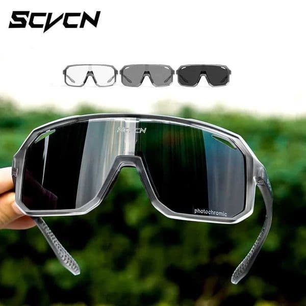 2026 new 2026 new SCVCN Photochromic Sunglasses MTB Glasses Road Bike Cycling UV400 Goggles Men Women Outdoor Bicycle Sports Eyewear NewR260