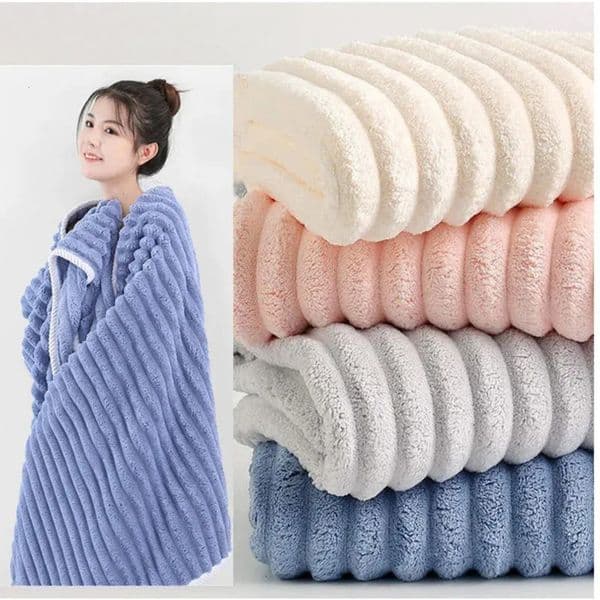 cologne 2026 Coral perfume Towels - Plush Jelly Velvet Set, Absorbent Thick, Non-Shedding Bathroom Essentials, Includes Bath Towel & Rug Free Shipping 6 13 9