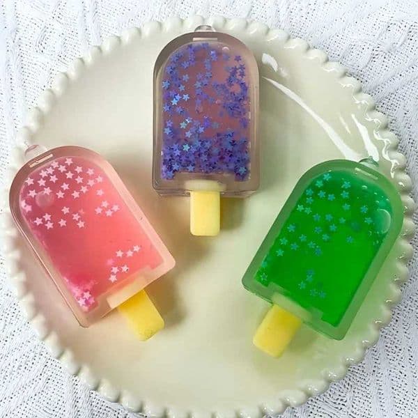 Squishy Glitter Popsicle Fidget Squishes Fake Food Squishy Reli Anxie Stress Relief Vent Toys Pudding GiftJ260528