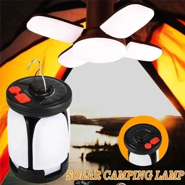 Outdoor Solar Camping Light USB Rechargeable Tent Lamp Portable Night Market Stall Emergency LED Light For Home Hiking Fishing M260527