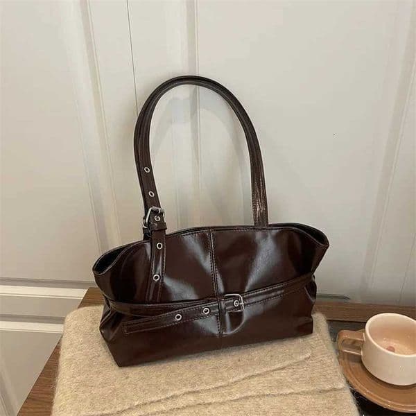 Large Capacity Wens Shoder Bag Tote Cmuter Bag Simple Vintage Cross-Border New Style Bag Versatile Sensati J260528