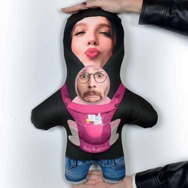 Personalized Mini My Doll with 2 Eyes Mom Gift Pink Boy Truck W260528