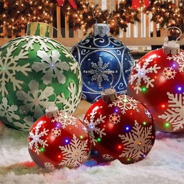 2026 New Christmas Decorations perfume 60Cm Outdoor Iatable Ball Made PVC Giant Large S Tree Toy Xmas cologne Gifts Ornaments Free Shipping 16 022