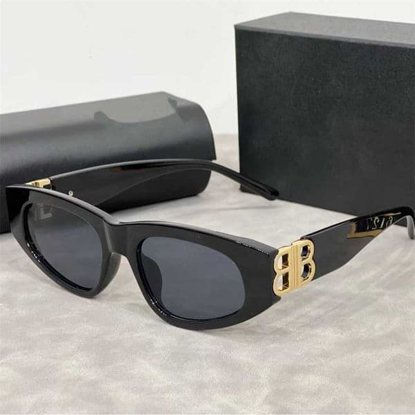 Luxury Brand Glasses Fashionable B-brand BB0095 Cat-eye Men And Women Suitable For Large Faces Effect Same Style As With High-end Feel Designer Sunglasses