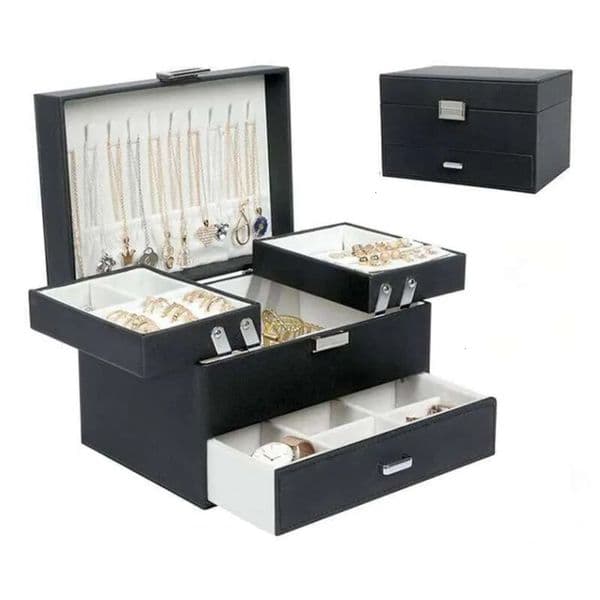 Designer Large Boxes Bracelet Necklace Drawer Storage art Case Luxury Earring Rings Jewellery Organizer Casket For Jewelry Holder Free Shipping 13 4