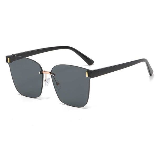 Luxury Brand Glasses New Frameless Cut-Edge Womens Fashion Trendy Shades Versatile For Round Faces Designer Sunglasses