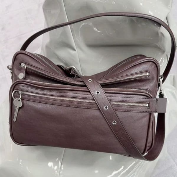 Designer Bags 2026 Trends Designer Camera Bag Features Multi-pocket Design Shoulder Crossbody Bag With Silver Metal Hardware For Women Luxury Motorcycle Handbag x2