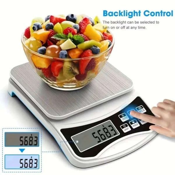 2026 FODWET 5000G Digital Kitchen Scale 0.1G cologne Precision For perfume Baking Keto Coffee LCD Backlit Food Weight With Ounce & Gram Measurement Free Shippin 5