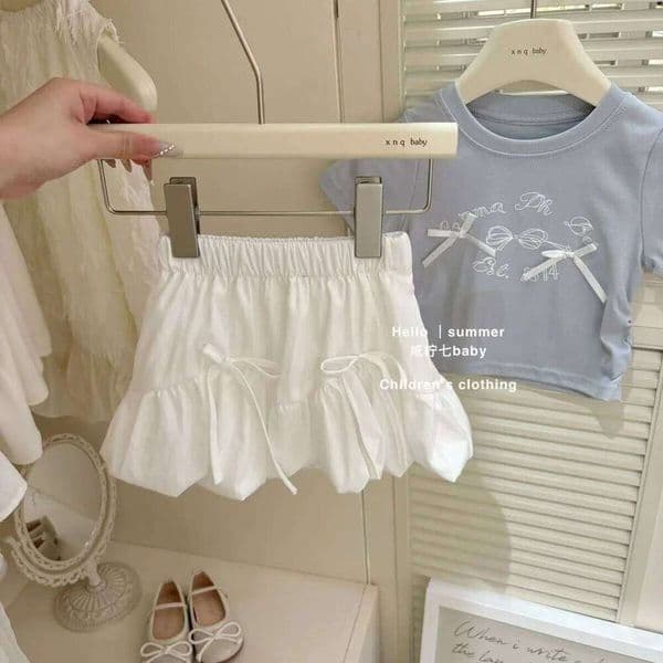 Children's Clothing Petite Marquisette Jacket Detachable Bow + Flower Shorts 2pcs Sets Baby Girl Outfit Set Toddler Clothes J260528