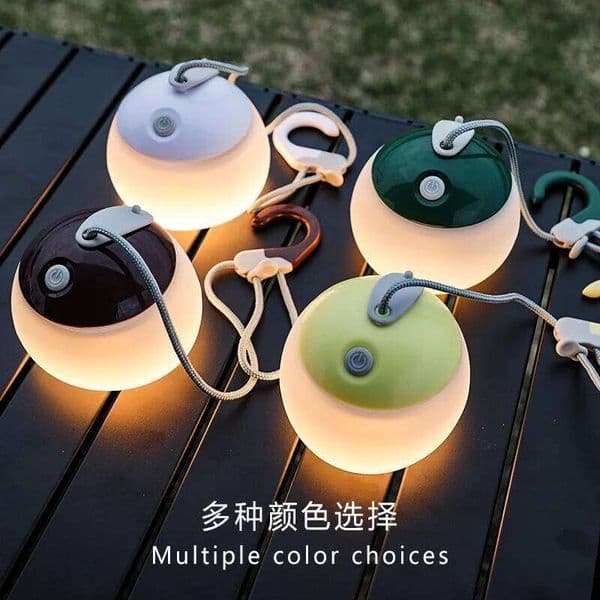 New Multifunctional Retro USB Rechargeable Led Tent Outdoor Portable Silicone Camping Lamp S260527