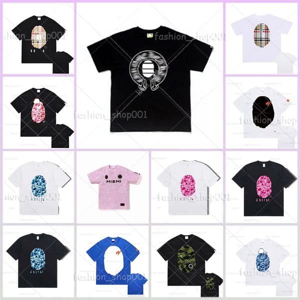 BapeitysShirt Men's Designer Bapeshort T Shirts High Street Cotton Short Bathe Ape T-Shirt Graffiti Sportwear Fashion A Bathing Ape Shirt Hip Hop Clothes A Bathe Tee