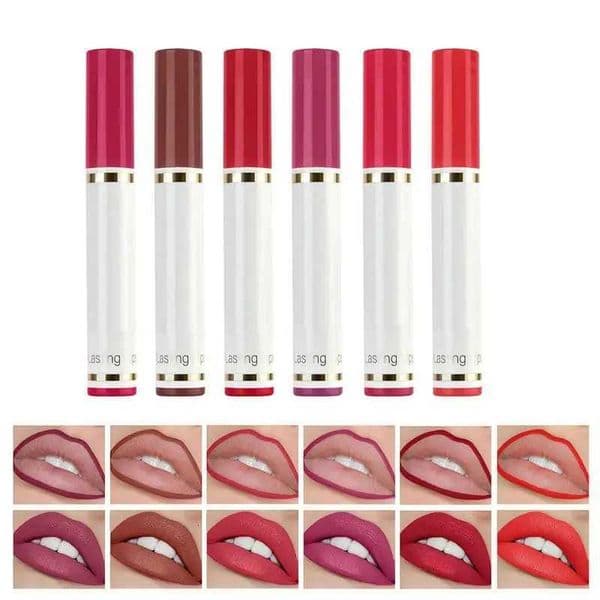 6-color Matte lip liner lipstick pen Long-Lasting waterproof Lip Stain Marker for Girls for Wedding Bars Home M260527