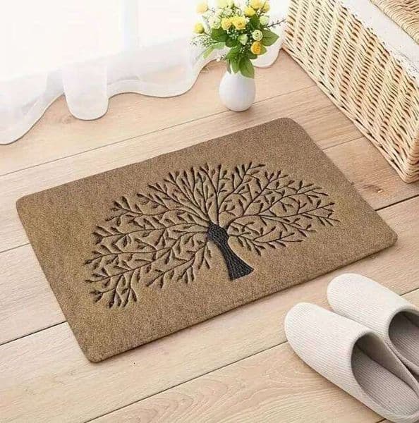 Tree of Life Welcome Door Machine Washable for Doors Kitchen Living Room Bedroom Floor Mat Decoration 26L0528