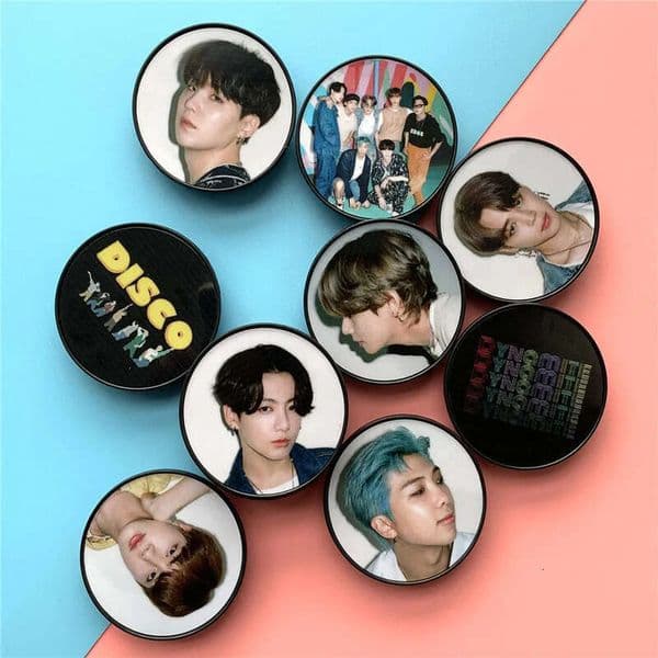 BTS Base Bt21 Kpop Btsmerch Transceiver Station Phone Airbag Convenient Phone Holder ARMY Jungkook Bracket Cute Holder Desk Decoration Gift