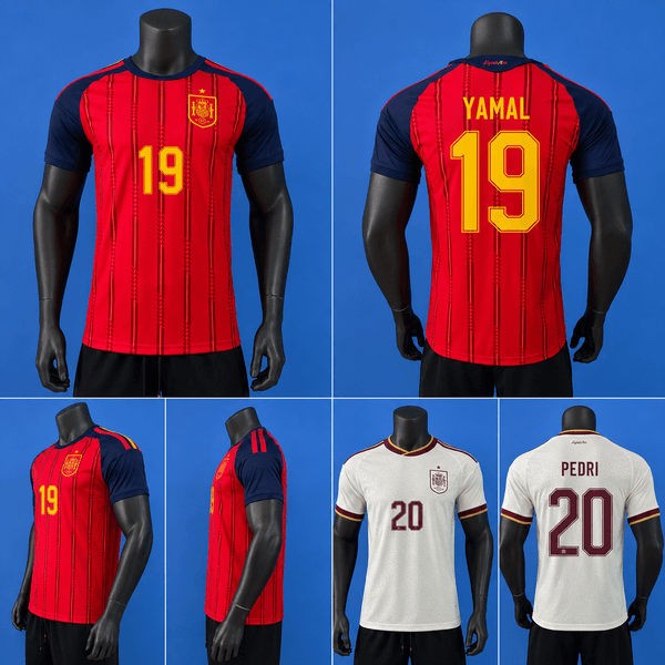 football Spain 2026/2027 World Cup jerseys,Lamine,Dani ,Zubimendi,Cucurella,Pau 4 10 16 18 19 20 24