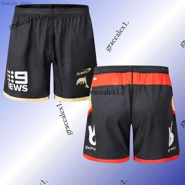 Summer New Australian NRL Dolphin 2025 Classic Mens Home Short Adult Quick Drying Breathable Shorts Motorcycley250520GU5Y