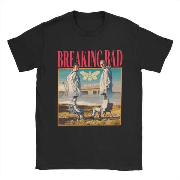 Breaking Bad 90s Style T Shirts Stylish Versatile Men Women Harajuku Short Sve Cotton Vintage Streetwear Amusing Unisex Tops D260528