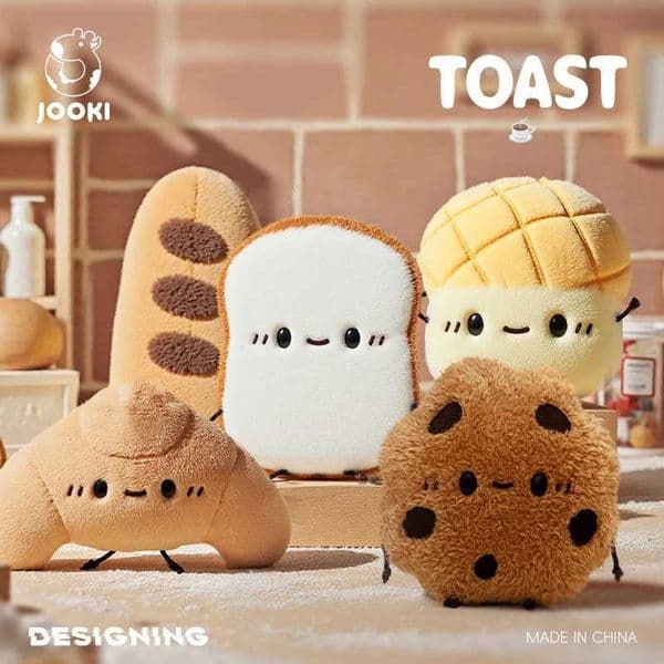 Cute Bread Plush Toys Croissants Toast Fluffy Soft Doll Realistic Decorative Ornaments Good Company Birthday Gifts For Children L260527