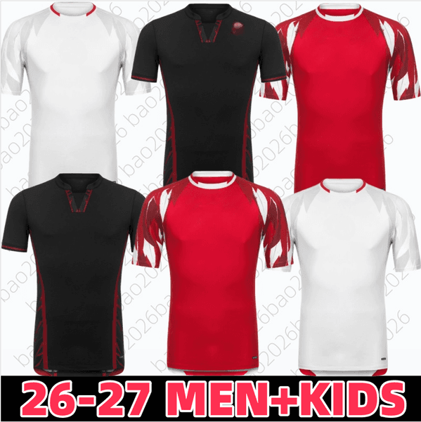 2026 Tunisia National Team Soccer Jerseys Africa Cup 26 27 ACHOURI HANNIBAL ABDI MASTOURI SASSI SKHIRI Home Red Away Third Football Shirt men kids888