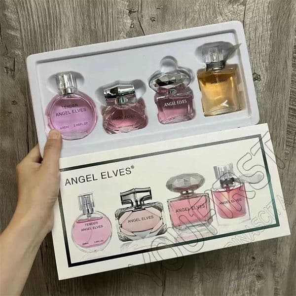 Gift Box 4Pcs Set Perfume Women 120ml Club De Nuit Perfumes De Mujer Lasting Fragrance Parfum Femme Floral Fruity Scent Spray L260529