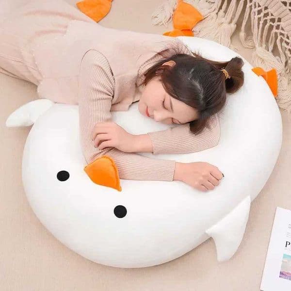 Duck Pillow Plush Toys Cute Pig Doll Girls Bed Holding A Sleeping Doll Round Pillow Cushion Doll M260529