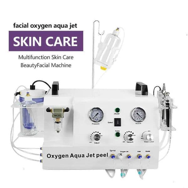 5 In 1 Oxygen Beauty Machine Beauty Dermabrasion FPerfectly Lifting Tightening Skin Beauty Water Oxygen Jet Peel Beauty Moisturizing Wrinkle Removal Salon Machine