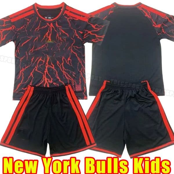 Kids New York Red 236 27 Bulls Soccer Jerseys MORGAN 2026 2027 EDELMAN TOLKIN CASSERES JR. ELIAS MANOEL BURKE LUQUINHAS Football Shirt FERNANDEZ goalkeeper Child