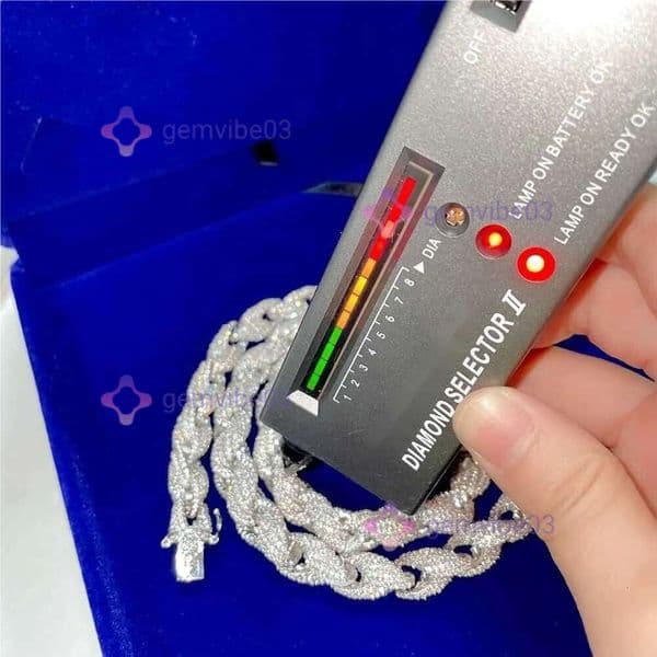 necklace moissanite chain Hip Hop Sier VVS D Color Bracelet Bangle Anklet Necklace Choker Men jewellery