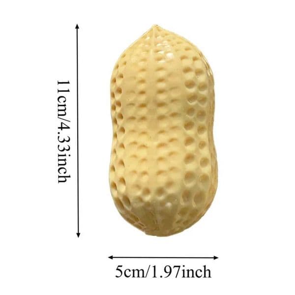 Peanut Shaped Squishy Toy Super Soft Slow Rebound Stress Relief Squeeze Ball Fidget Sensory Toy for Kids Adults Anxiety Relief Z260529