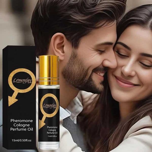 Lemonfay Pheromone Cologne Perfume Oil for Men Roll-On Long Lasting Attraction Scent 15ml/050floz for Dating C260617