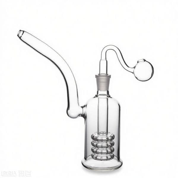 Wholesale Clear Arm Tree Glass Tobacco Bong Water oil burner Pipes Bubbler Hookahs Matrix Perc Glass Water bongs with 14mm male Smoking bowl