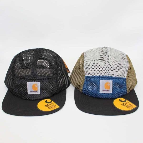 Workwear mesh hat mens sun hat womens baseball hat sun protection summer breathable flat edge T260528