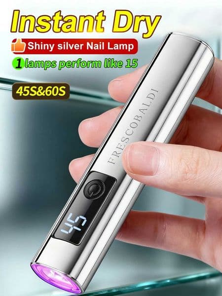 1Pc Mini On-Screen Display Handheld Nail Art UV Lamp For Gel Nails Mini Nail Light Portable LED Nail LampR260529