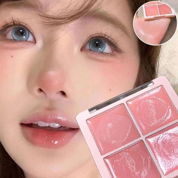 Multi-Purpose Creamy Blush Waterproof Moisturizing Highlighter Mud Cream Cheek Blusher Watery Peach Rouge Contour Tint Cosmetics J260522
