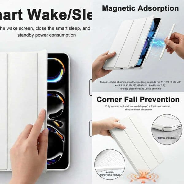 For ipad Air 11 m4 m3 m2 5 4 pro 13 m5 129 2026 case for Ipad 11th a16 10 9 8 9th 10th generation mini 6 7 2025 109 inch cover X260529