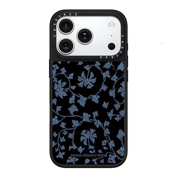 Designer Phone Case Casefity Case Luxury Phone Case Top Version For Ip17 Pro Max Phone Case 15 Trendy Black And Blue Floral Pattern Fashion Protective Case