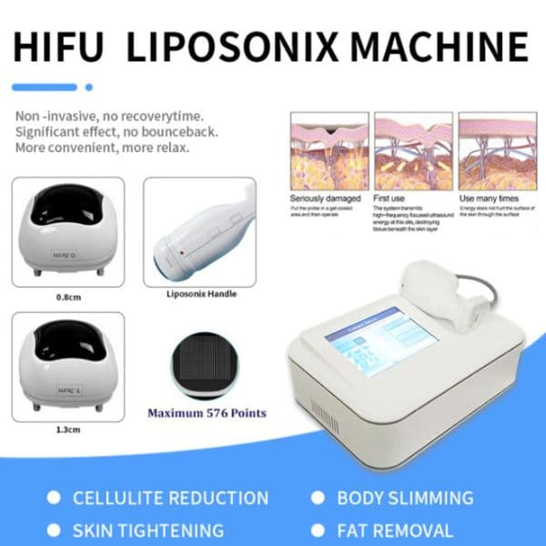 Body Shaping Liposonix Technology Equipment Liposonic Body Slimming Machine Portable Hifu Liposuction Device For Salon Use100