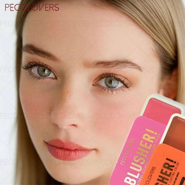 High Quality Matte Blush Powder - Cheek Tint with Buildable Coverage, Natural Glow for Sensitive Light Beige,Daily Makeup J260522
