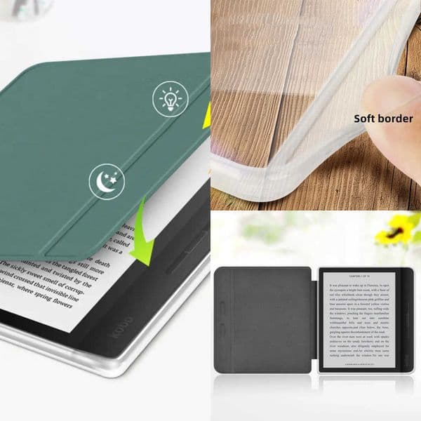 Magnetic Cover for Tolino Vision 6 2021 7 EBook Clear Back Case for Kobo Libra Colour 2024 / Libra 2 2021 N428 N418 Case Shell X260529