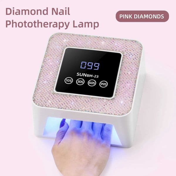 Diamond nail photo lamp long service life quick-drying and non-black hand nail baking lamp for nail sR260529