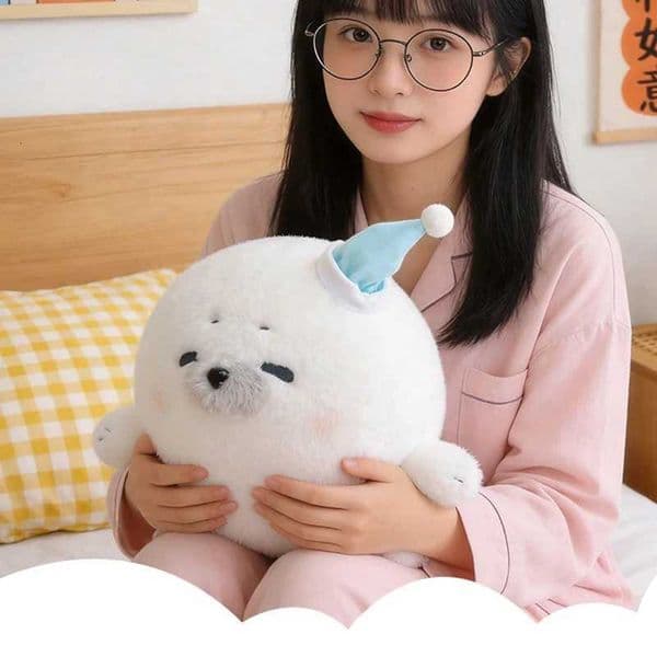 45/60CM Kawaii Soft Seal Filled Marine Animal Plush Toy Doll Pillow Cute Sea Lion Doll M260529